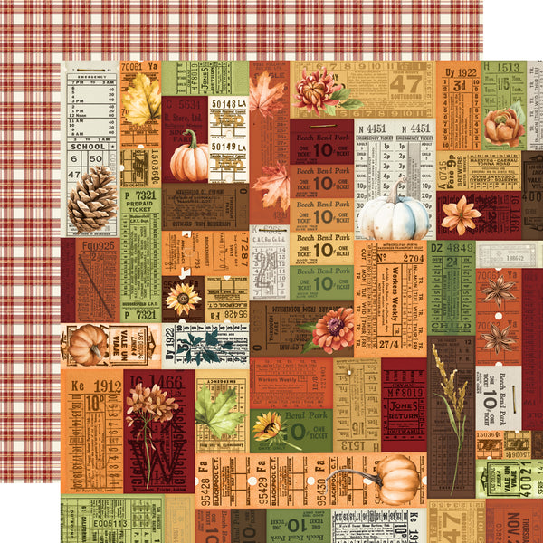 Simple Stories SIMPLE VINTAGE AUTUMN BREEZE 12x12 Collection Kit #25100