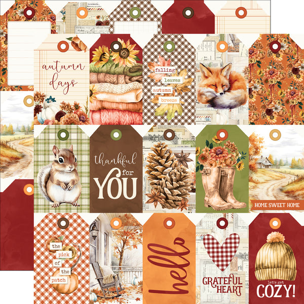 Simple Stories SIMPLE VINTAGE AUTUMN BREEZE 12x12 Collection Kit #25100
