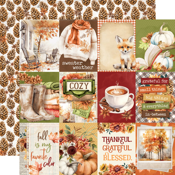 Simple Stories SIMPLE VINTAGE AUTUMN BREEZE 12x12 Collection Kit #25100
