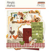 Packaging of Simple Stories 'Simple Vintage Autumn Breeze' ephemera set with autumn-themed elements.