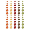 Simple Stories VINTAGE AUTUMN BREEZE Glossy Enamel Dots - 60 pcs #25128