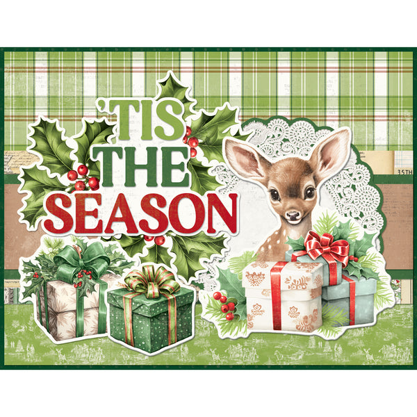 Simple Stories SIMPLE VINTAGE BELIEVE Christmas Card Kit #25537