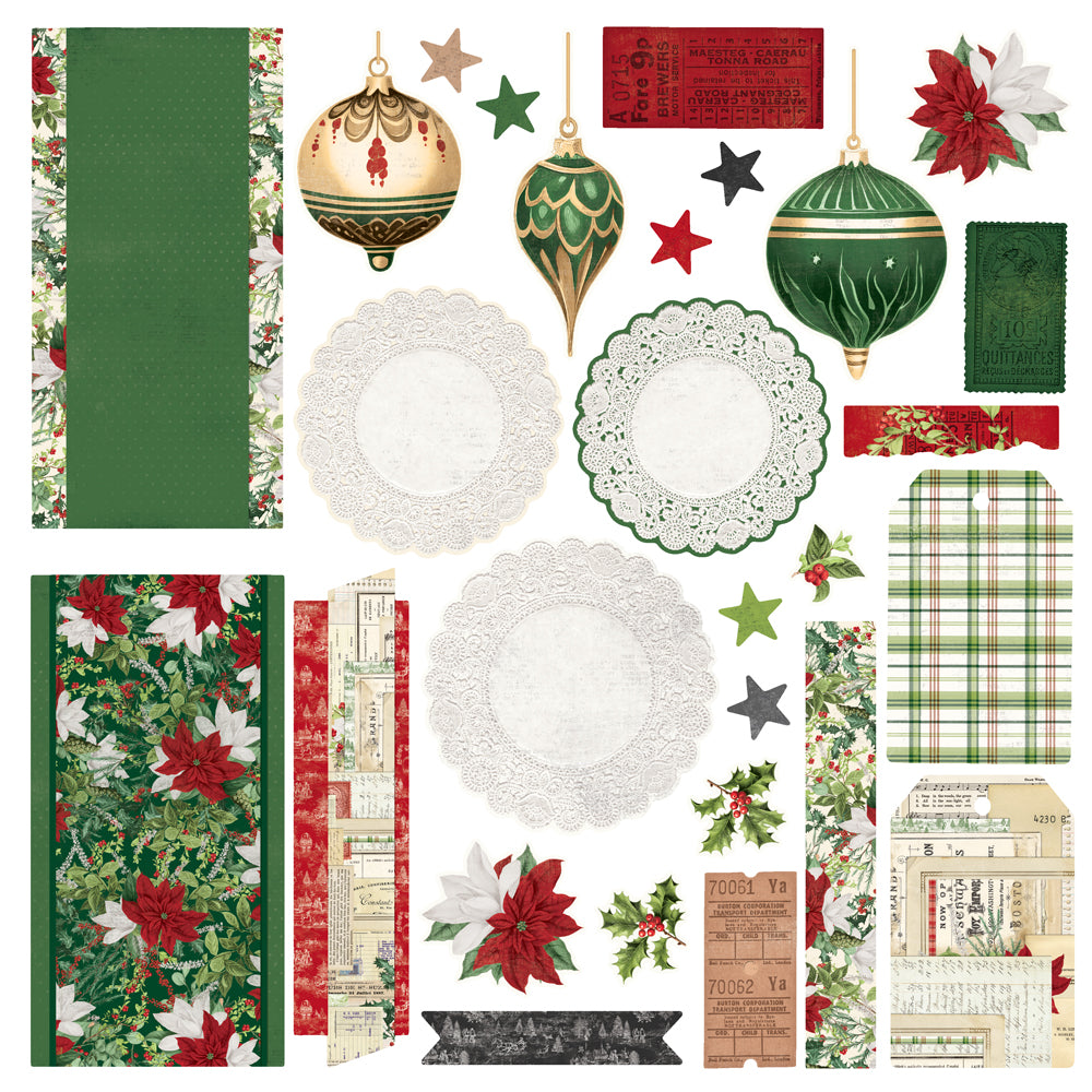 Simple Stories SIMPLE VINTAGE BELIEVE Christmas Card Kit #25537