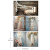 ReDesign with Prima WHISPERS OF WHITE Decoupage Decor Tissue Paper 3 sheets 19.5" x 30" #671723