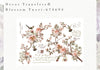 Re-design with Prima BLOSSOM TWEET Decor Transfer 4 pcs 24"x35" #674694