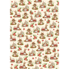 Ciao Bella WOODLAND PARTY A5 Assorted Rice Paper Selection Decoupage 8 sheets #CBRS016