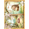 Ciao Bella WOODLAND PARTY A5 Assorted Rice Paper Selection Decoupage 8 sheets #CBRS016