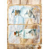 Ciao Bella SUMMER DAYS A5 Assorted Rice Paper Selection Decoupage 8 sheets #CBRS017