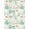 Ciao Bella SUMMER DAYS A5 Assorted Rice Paper Selection Decoupage 8 sheets #CBRS017
