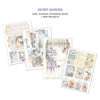 PRE-ORDER Ciao Bella SECRET GARDEN A4 Junk Journal & Ephemera Book #CBB007