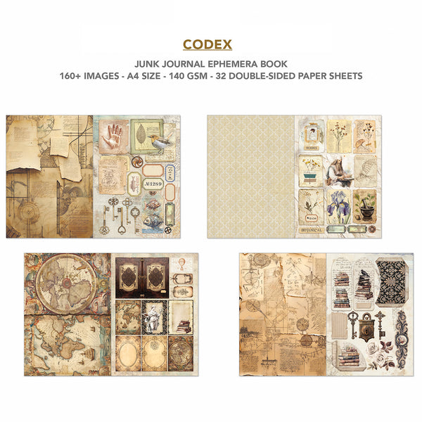 Ciao Bella CODEX A4 Junk Journal & Ephemera Book #CBB008