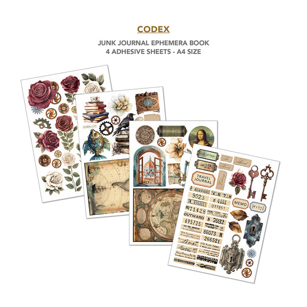 Ciao Bella CODEX A4 Junk Journal & Ephemera Book #CBB008