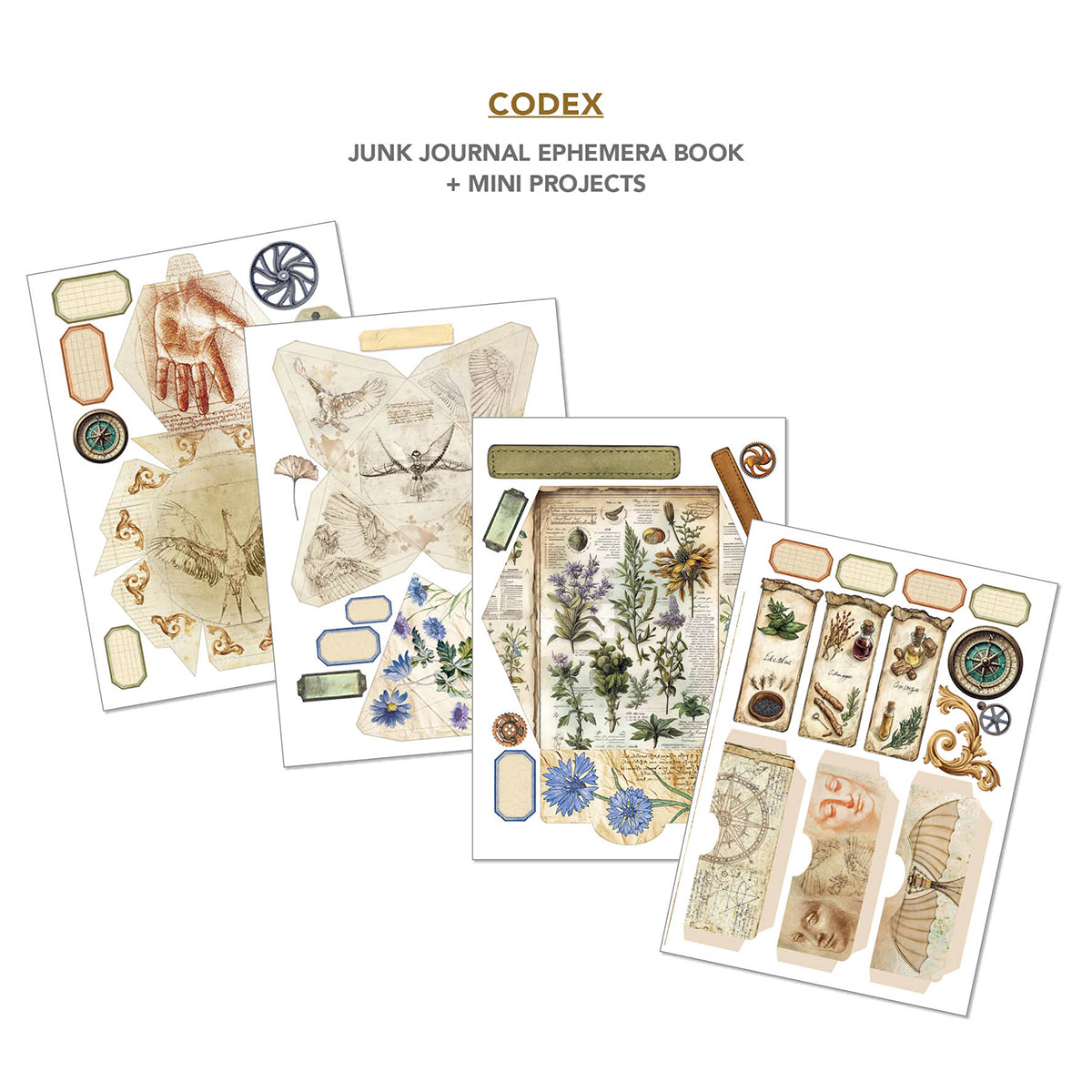 Ciao Bella CODEX A4 Junk Journal & Ephemera Book #CBB008