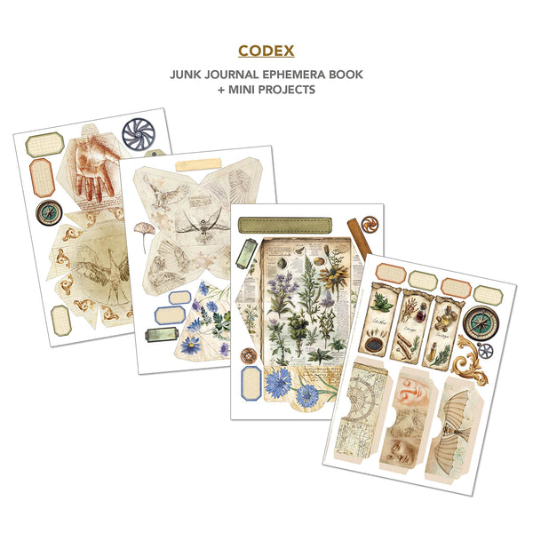 Ciao Bella CODEX A4 Junk Journal & Ephemera Book #CBB008