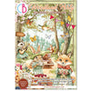 Ciao Bella WOODLAND PARTY A4 Junk Journal & Ephemera Book #CBB011