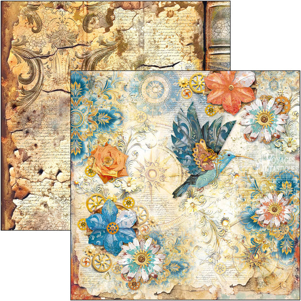 Ciao Bella ESPRIT DE VOYAGE 8x8 Paper Pad 12 Sheets #CBH082