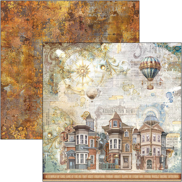 Ciao Bella ESPRIT DE VOYAGE 8x8 Paper Pad 12 Sheets #CBH082