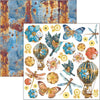 Ciao Bella ESPRIT DE VOYAGE 8x8 Paper Pad 12 Sheets #CBH082
