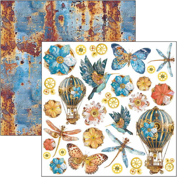 Ciao Bella ESPRIT DE VOYAGE 8x8 Paper Pad 12 Sheets #CBH082