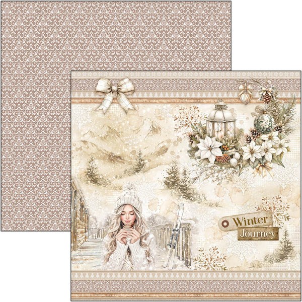 Ciao Bella WINTER SEASON 8x8 Paper Pad 12 Sheets #CBH088
