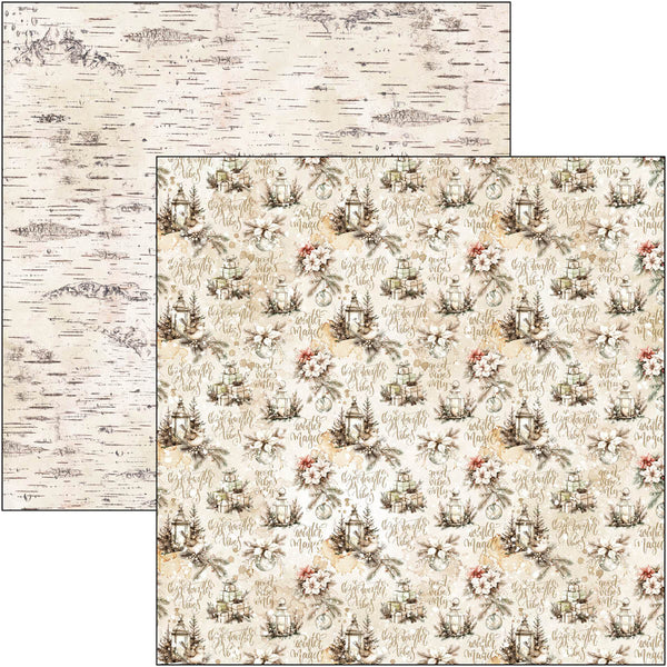 Ciao Bella WINTER SEASON 8x8 Paper Pad 12 Sheets #CBH088