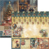 Ciao Bella TOY SHOP Winter Christmas 8x8 Paper Pad 12 Sheets #CBH089