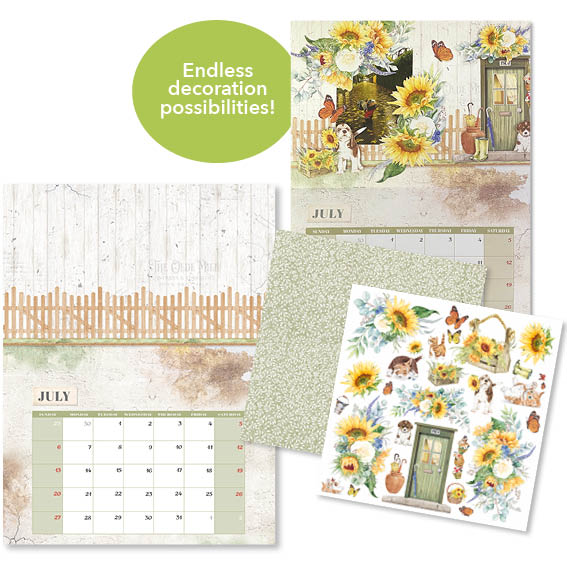 Ciao Bella 2025 CALENDER Design Your Days DIY Craft Kit #CBK005