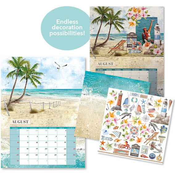 Ciao Bella 2025 CALENDER Design Your Days DIY Craft Kit #CBK005