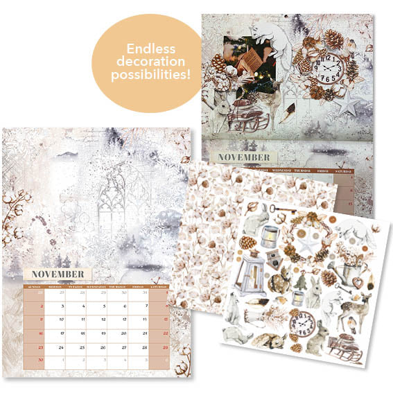 Ciao Bella 2025 CALENDER Design Your Days DIY Craft Kit #CBK005