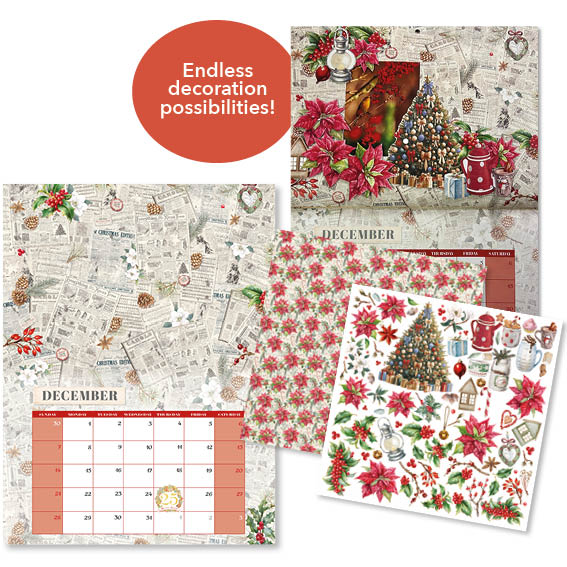 Ciao Bella 2025 CALENDER Design Your Days DIY Craft Kit #CBK005