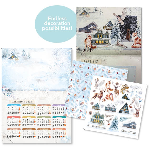 Ciao Bella 2025 CALENDER Design Your Days DIY Craft Kit #CBK005