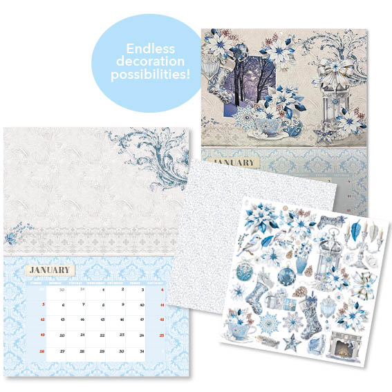 Ciao Bella 2025 CALENDER Design Your Days DIY Craft Kit #CBK005