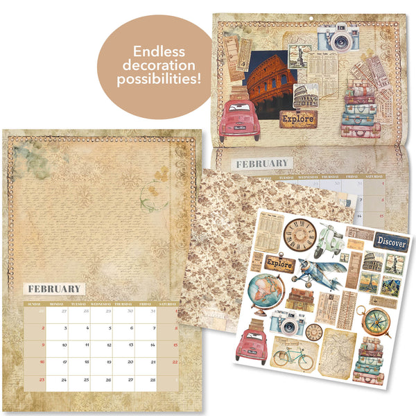 Ciao Bella 2025 CALENDER Design Your Days DIY Craft Kit #CBK005