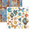Ciao Bella ESPRIT DE VOYAGE 12x12 Paper Pad 12 Sheets #CBPM082