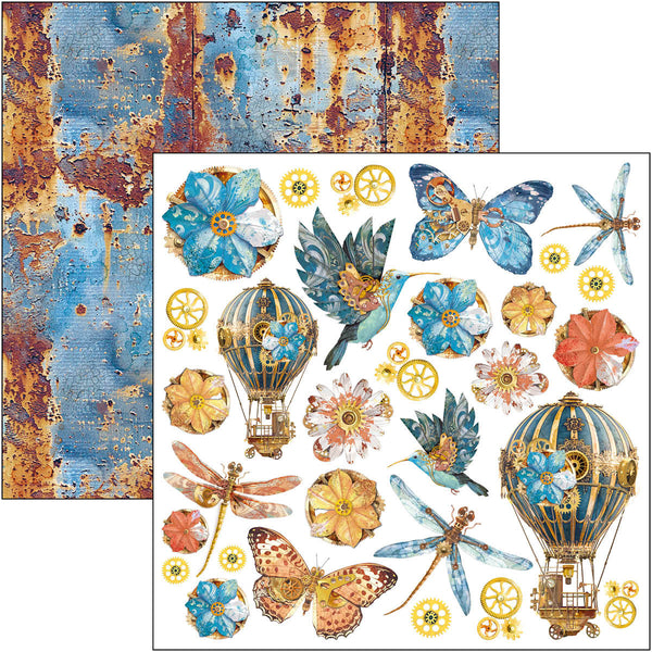 Ciao Bella ESPRIT DE VOYAGE 12x12 Paper Pad 12 Sheets #CBPM082