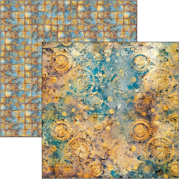 Ciao Bella ESPRIT DE VOYAGE 12x12 Paper Pad 12 Sheets #CBPM082