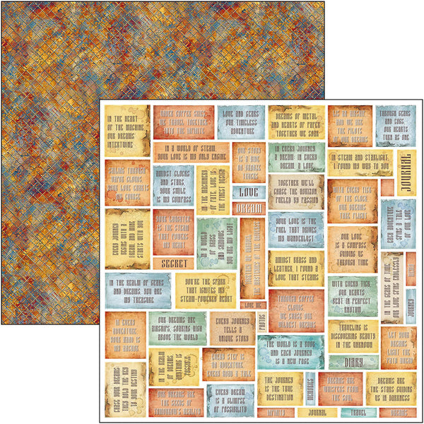 Ciao Bella ESPRIT DE VOYAGE 12x12 Paper Pad 12 Sheets #CBPM082