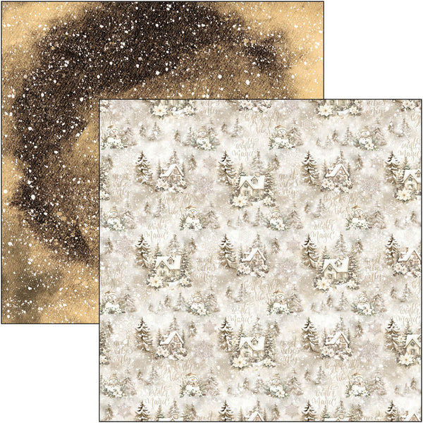 Ciao Bella WINTER SEASON 12x12 Paper Pad 12 Sheets #CBPM088