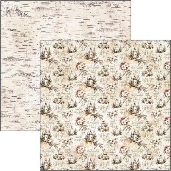 Ciao Bella WINTER SEASON 12x12 Paper Pad 12 Sheets #CBPM088