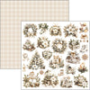 Ciao Bella WINTER SEASON 12x12 Paper Pad 12 Sheets #CBPM088