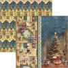 Ciao Bella TOY SHOP Winter Christmas 12x12 Paper Pad 12 Sheets #CBPM089