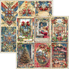 Ciao Bella TOY SHOP Winter Christmas 12x12 Paper Pad 12 Sheets #CBPM089