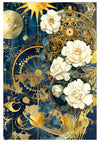 Ciao Bella CELESTIAL A4 Decoupage Rice Paper Art Set 4 Sheets #CBRA003