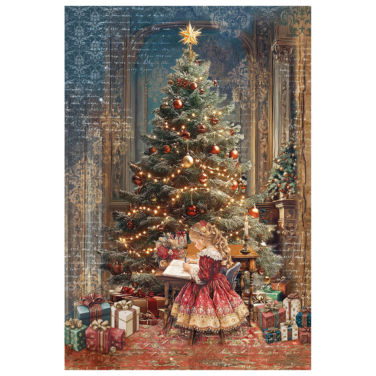 Ciao Bella TOY SHOP A4 Decoupage Rice Paper Art Set 4 Sheets #CBRA005