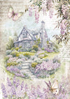 Ciao Bella SECRET GARDEN A5 Assorted Rice Paper Selection Decoupage 8 sheets #CBRS013