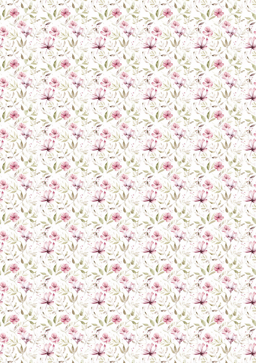 Ciao Bella SECRET GARDEN A5 Assorted Rice Paper Selection Decoupage 8 sheets #CBRS013