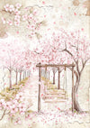 Ciao Bella SECRET GARDEN A5 Assorted Rice Paper Selection Decoupage 8 sheets #CBRS013