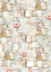 Ciao Bella SECRET GARDEN A5 Assorted Rice Paper Selection Decoupage 8 sheets #CBRS013
