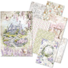 Ciao Bella SECRET GARDEN A5 Assorted Rice Paper Selection Decoupage 8 sheets #CBRS013