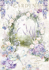 Ciao Bella SECRET GARDEN A5 Assorted Rice Paper Selection Decoupage 8 sheets #CBRS013